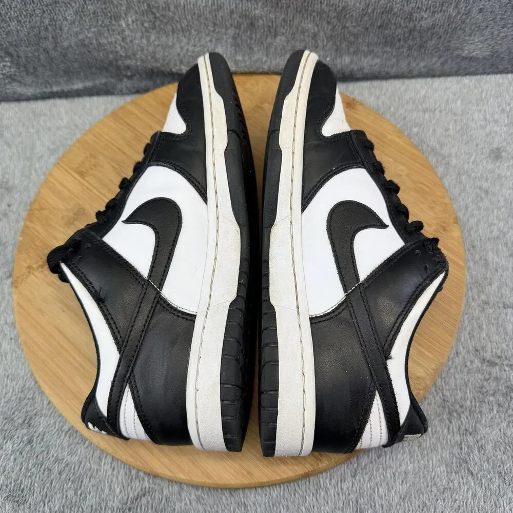 Nike Dunk Low Shoes Boys Size 7Y Black White Basketball Sneakers CW1590-100